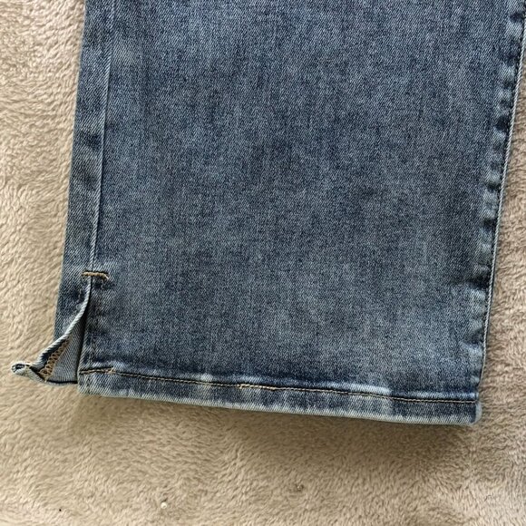 NWT Risen Jeans Womens Felecia Jeans Size 2XL High Rise Straight Leg Blue Denim - Picture 9 of 16
